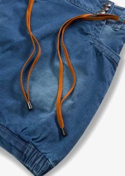 Femme bonprix Jupes|Jupe en jean avec ceinture