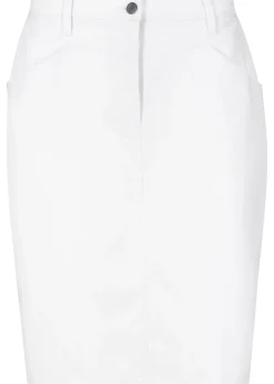 bonprix Jupe en jean extensible|Femme Jupes