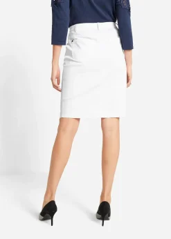 bonprix Jupe en jean extensible|Femme Jupes