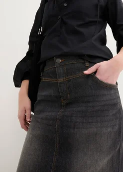 Femme bonprix Jupes|Jupe en jean extensible