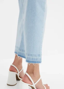 Femme bonprix Jupes|Jupe en jean fendue devant