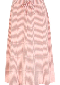 Femme bonprix Jupes|Jupe en jersey à rayures, longueur genou