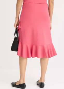 Femme bonprix Jupes|Jupe en jersey à volants