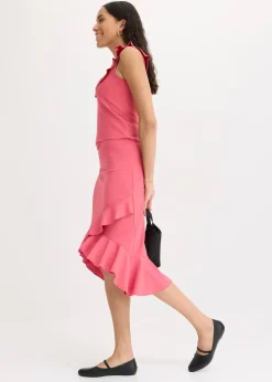 Femme bonprix Jupes|Jupe en jersey à volants