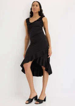 bonprix Jupe en jersey à volants|Femme Jupes