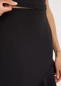 bonprix Jupe en jersey à volants|Femme Jupes