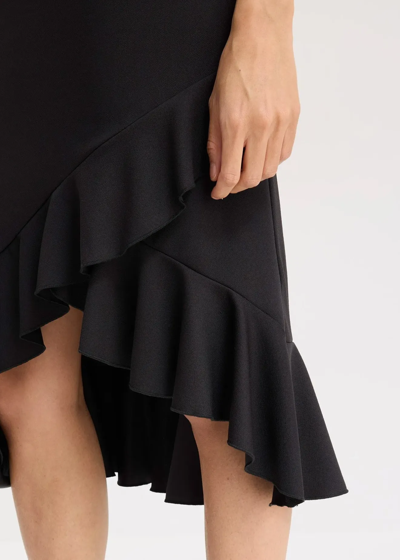 bonprix Jupe en jersey à volants|Femme Jupes