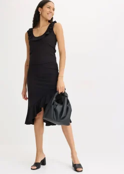 bonprix Jupe en jersey à volants|Femme Jupes