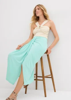 bonprix Jupe en jersey avec taille élastiquée|Femme Jupes