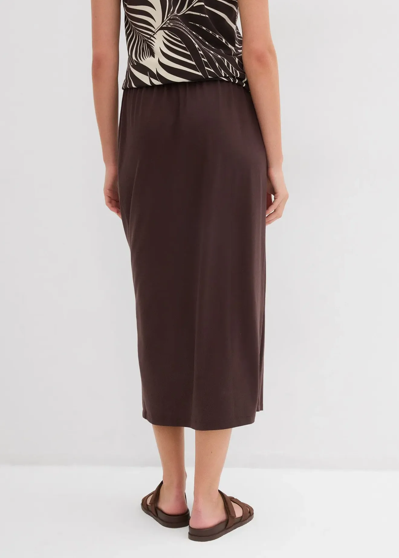 bonprix Jupe en jersey avec taille élastiquée|Femme Jupes