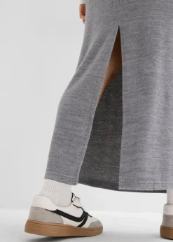 bonprix Jupe en jersey effet maille|Femme Jupes|Sweats