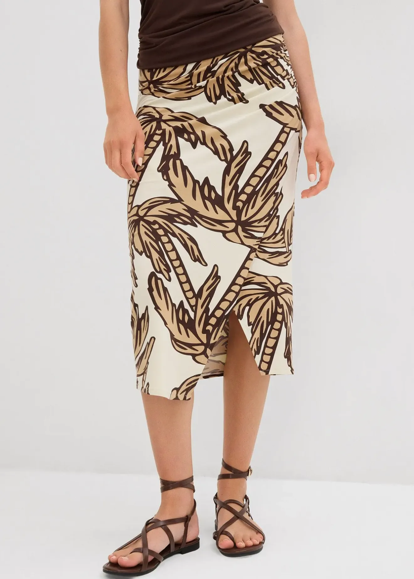 bonprix Jupe en jersey viscose douce|Femme Jupes