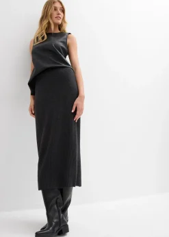 Femme bonprix Jupes|Jupe en maille 100% coton