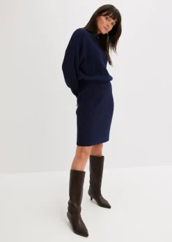 bonprix Jupe en maille 100% coton|Femme Jupes