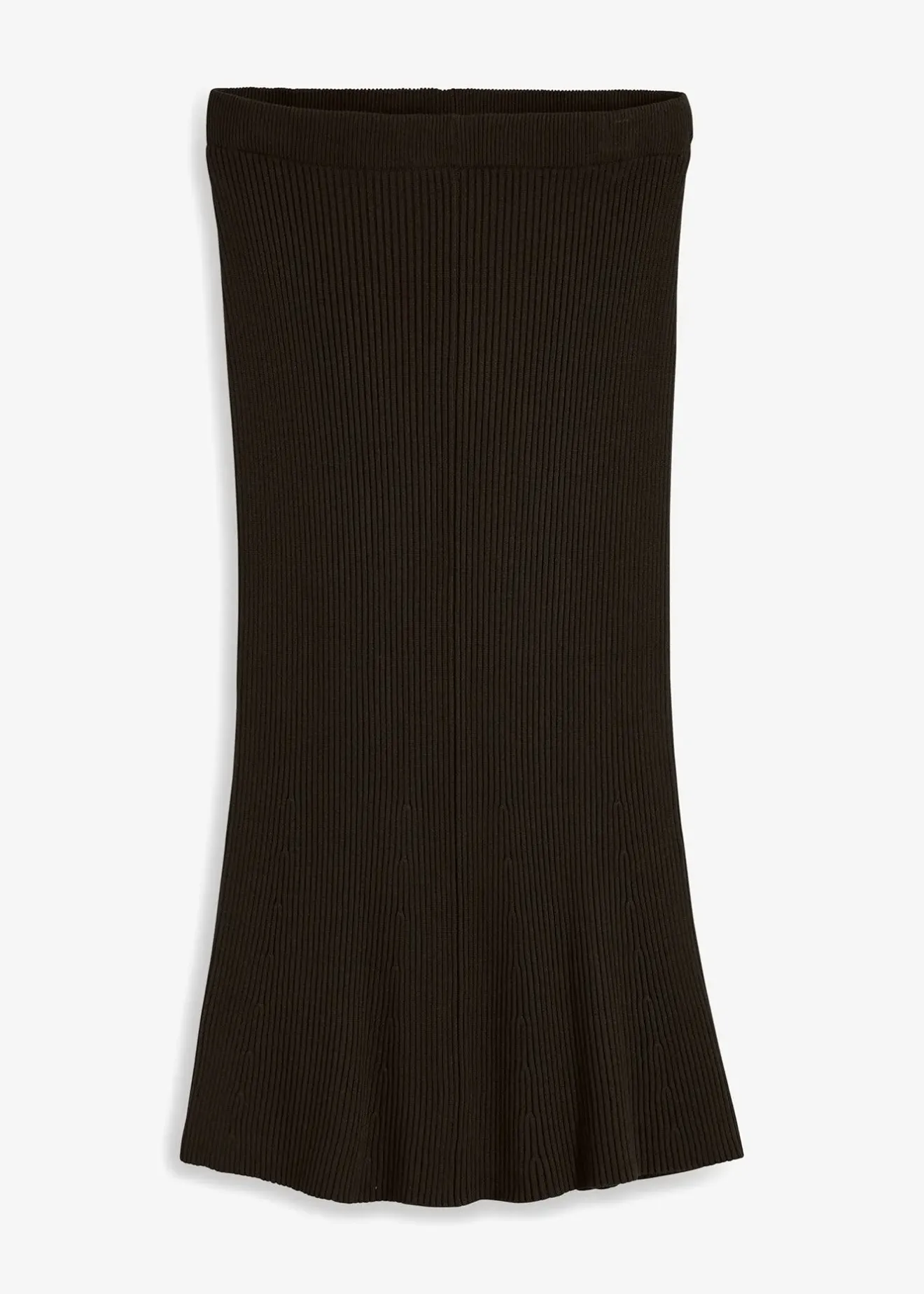 bonprix Jupe en maille côtelée, viscose majoritaire|Femme Jupes