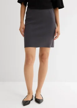 Femme bonprix Jupes|Jupe en maille de viscose mélangée