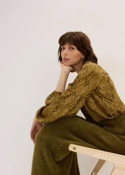 bonprix Jupe en maille poilue toute douce|Femme Jupes