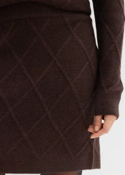 bonprix Jupe en maille torsadée|Femme Jupes