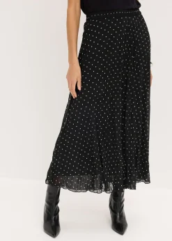 bonprix Jupe en mousseline effet froissé|Femme Jupes