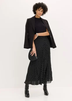 bonprix Jupe en mousseline effet froissé|Femme Jupes