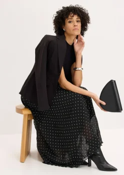 bonprix Jupe en mousseline effet froissé|Femme Jupes