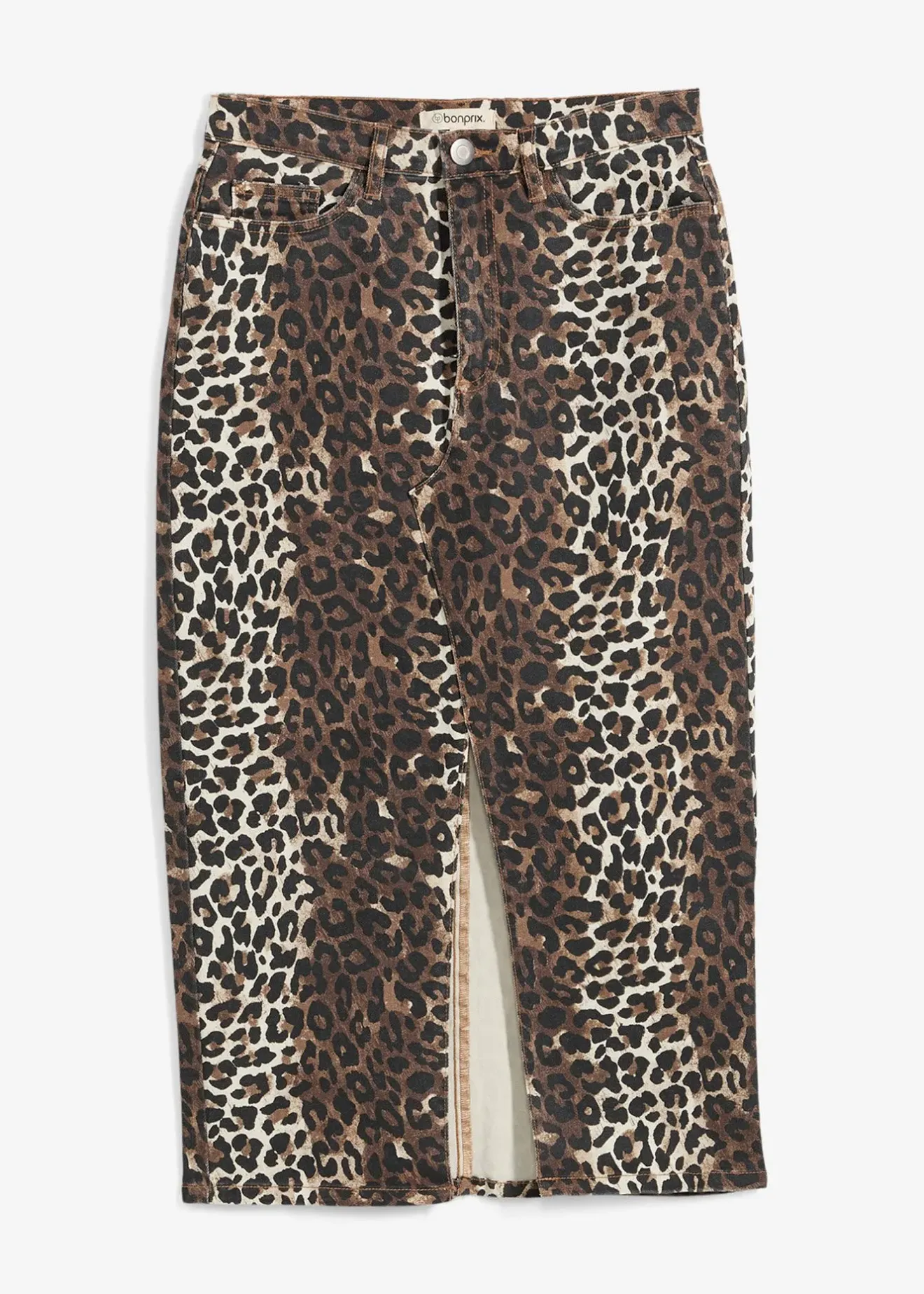 bonprix Jupe en twill de coton extensible|Femme Jupes