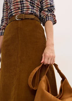 Femme bonprix Jupes|Jupe en velours côtelé