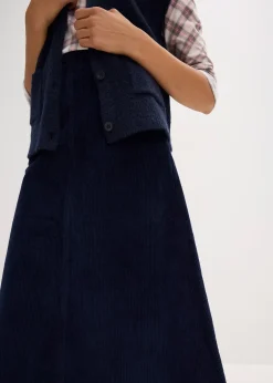 bonprix Jupe en velours côtelé|Femme Jupes