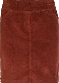 Femme bonprix Jupes|Jupe en velours côtelé extensible à ceinture élastiquée