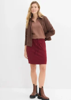 Femme bonprix Basiques|Jupes|Jupe extensible en coton