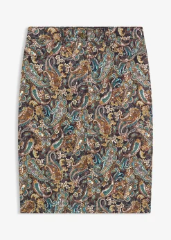 Femme bonprix Jupes|Jupe extensible en coton majoritaire