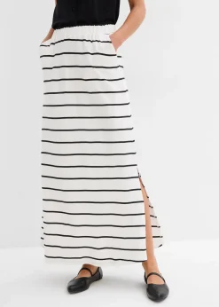 bonprix Jupe longue 100% coton|Femme Jupes