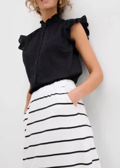 bonprix Jupe longue 100% coton|Femme Jupes