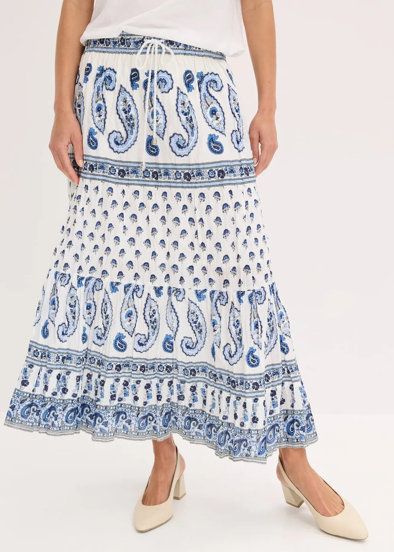 Femme bonprix Jupes|Jupe longue 100% coton