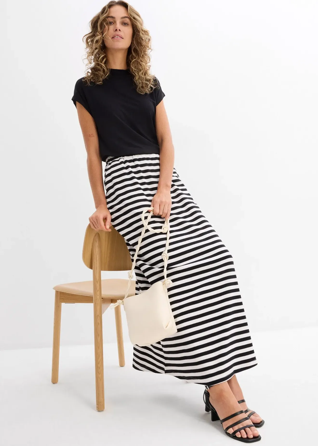 Femme bonprix Jupes|Jupe longue 100% coton