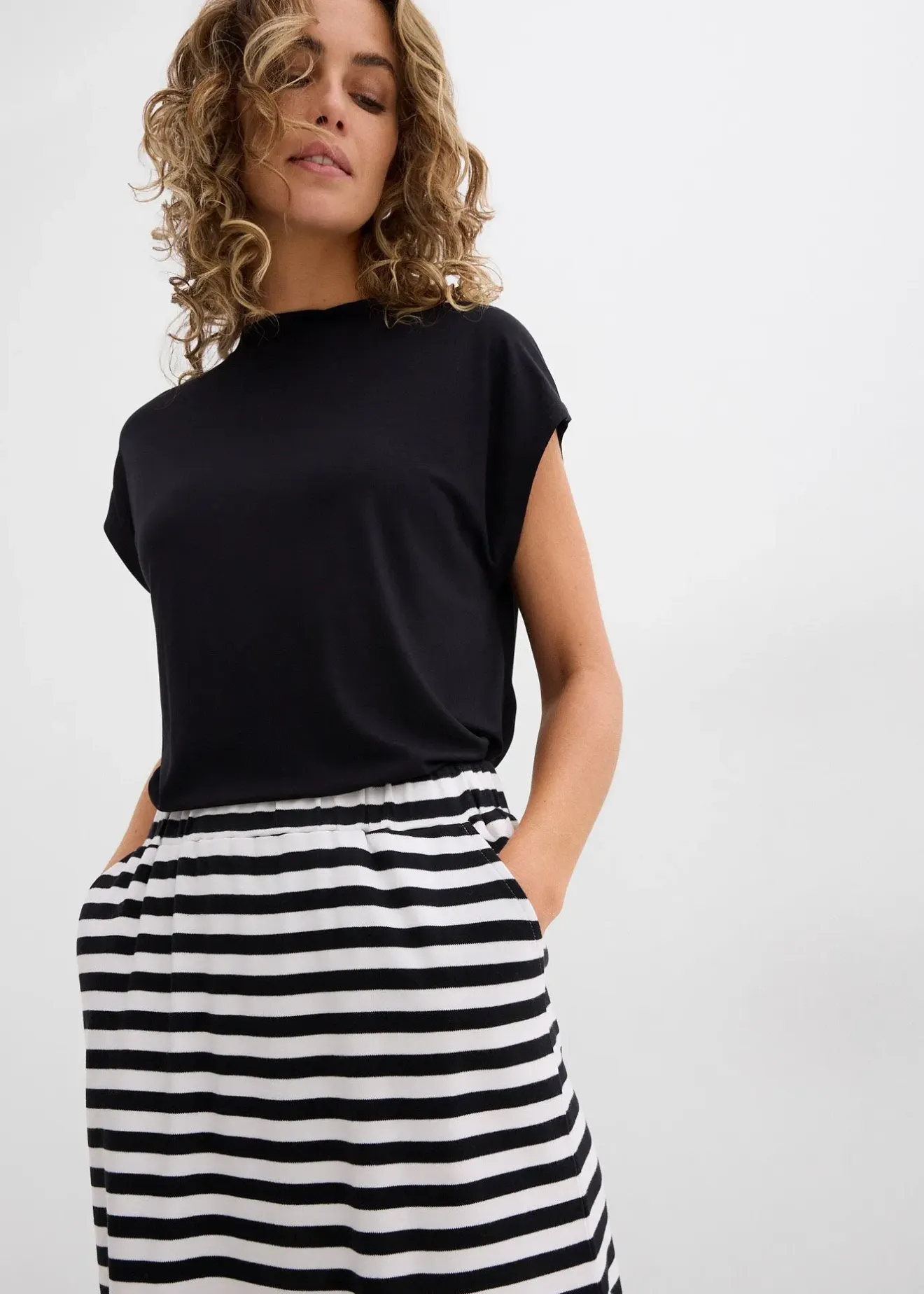 Femme bonprix Jupes|Jupe longue 100% coton