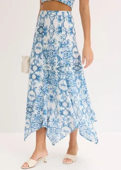 bonprix Jupe longue à pointes|Femme Jupes