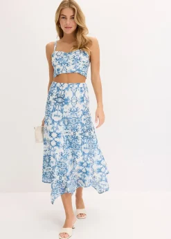 bonprix Jupe longue à pointes|Femme Jupes