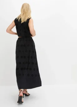 bonprix Jupe longue en coton|Femme Jupes