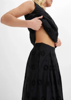 bonprix Jupe longue en coton|Femme Jupes