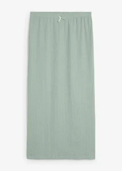 bonprix Jupe longue en crêpe léger|Femme Deux Pièces & Ensembles|Jupes