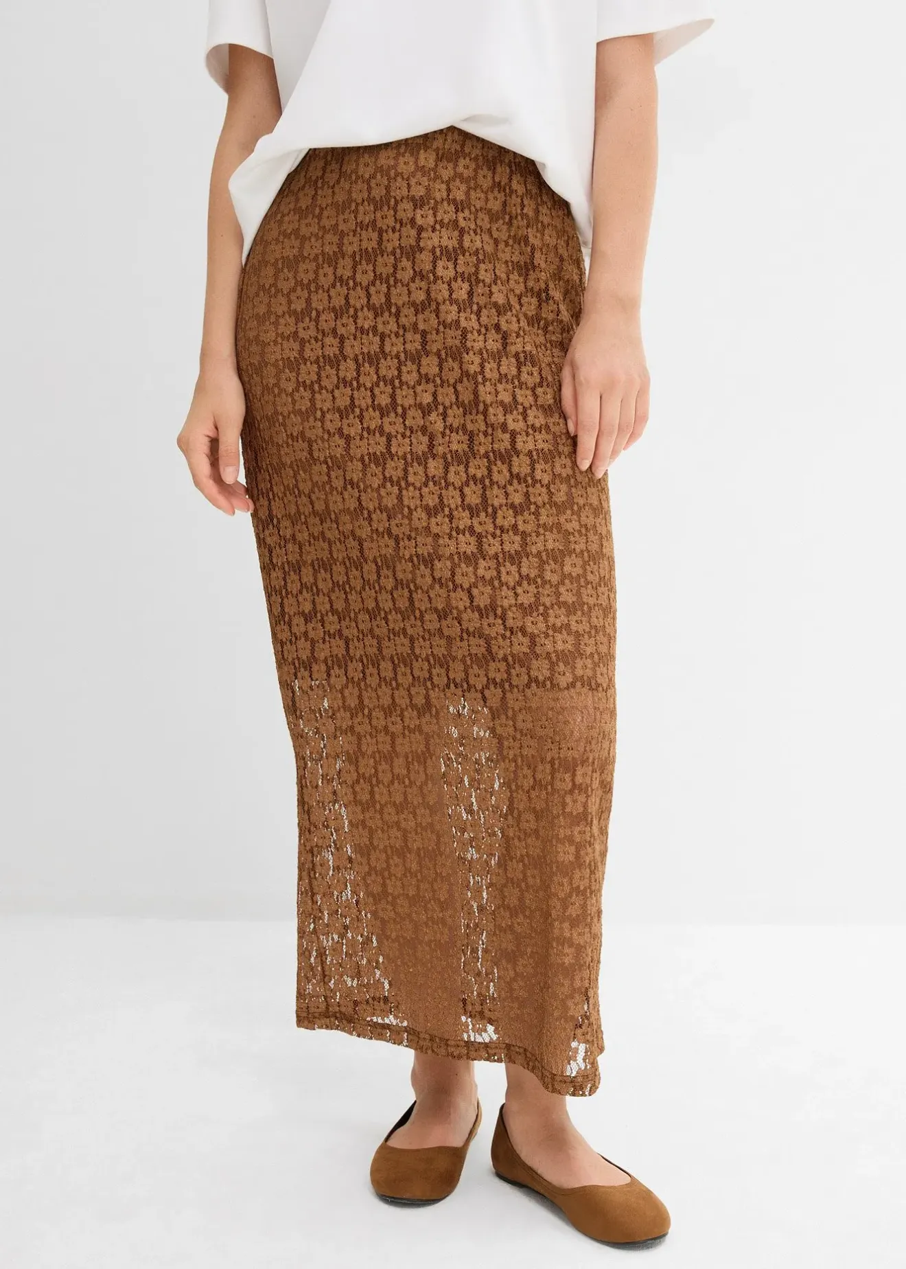 Femme bonprix Jupes|Jupe longue en dentelle