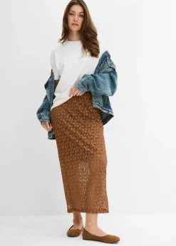 Femme bonprix Jupes|Jupe longue en dentelle