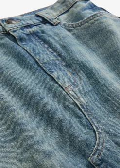 bonprix Jupe longue en jean, taille mi-haute|Femme Jupes