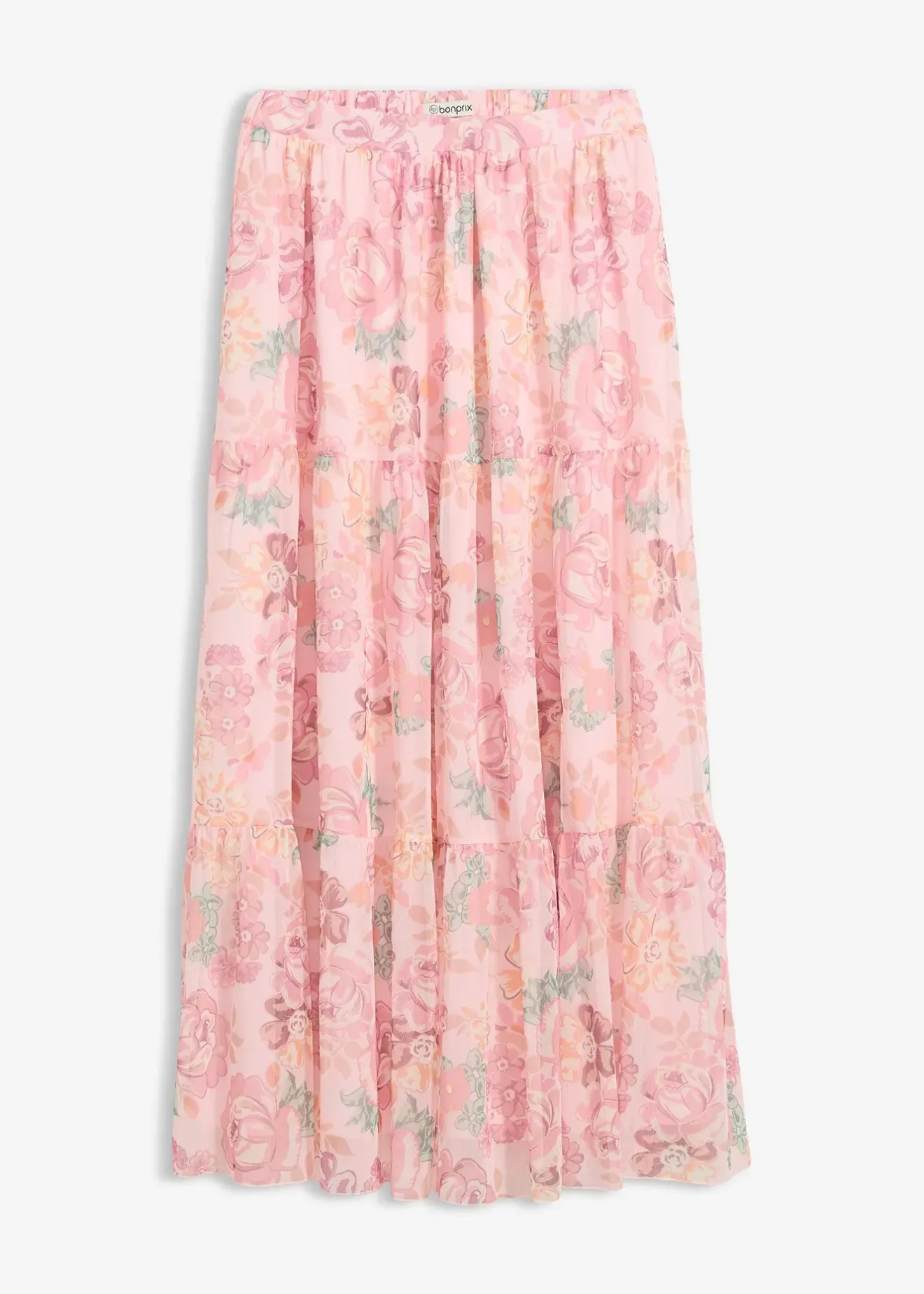 bonprix Jupe longue en mesh doux|Femme Jupes|Tailles Petite