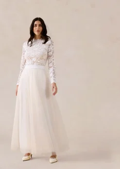 bonprix Jupe longue en tulle délicat|Femme Jupes