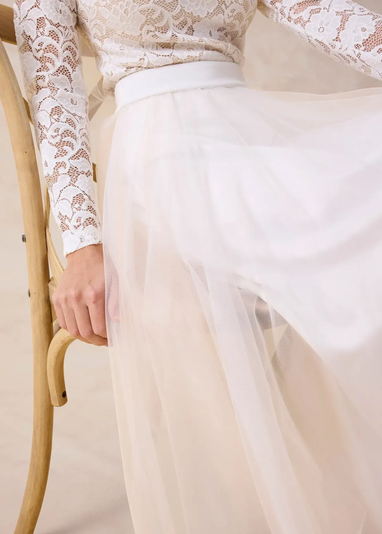 bonprix Jupe longue en tulle délicat|Femme Jupes