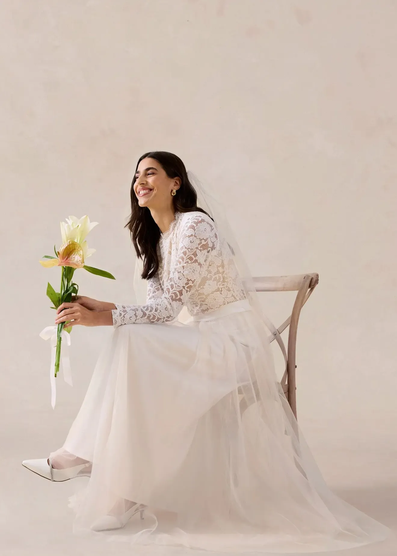 bonprix Jupe longue en tulle délicat|Femme Jupes