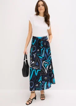 Femme bonprix Jupes|Jupe longue en viscose fluide