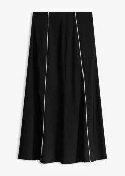 Femme bonprix Jupes|Jupe longue et extensible en bengaline